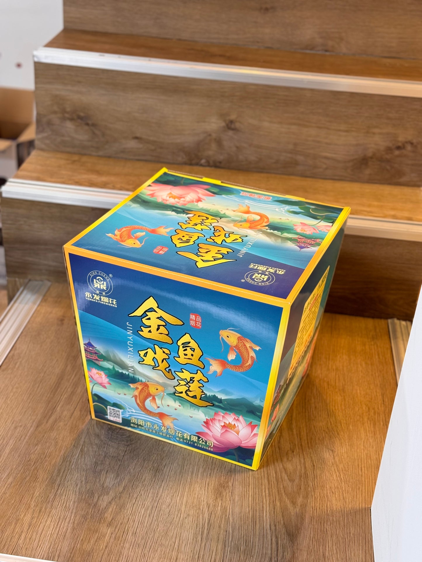 金鱼戏莲